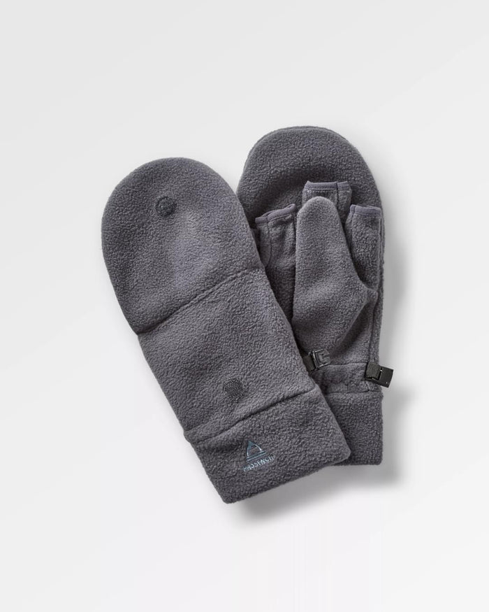 Stem Polar Convertible Mittens - Charcoal