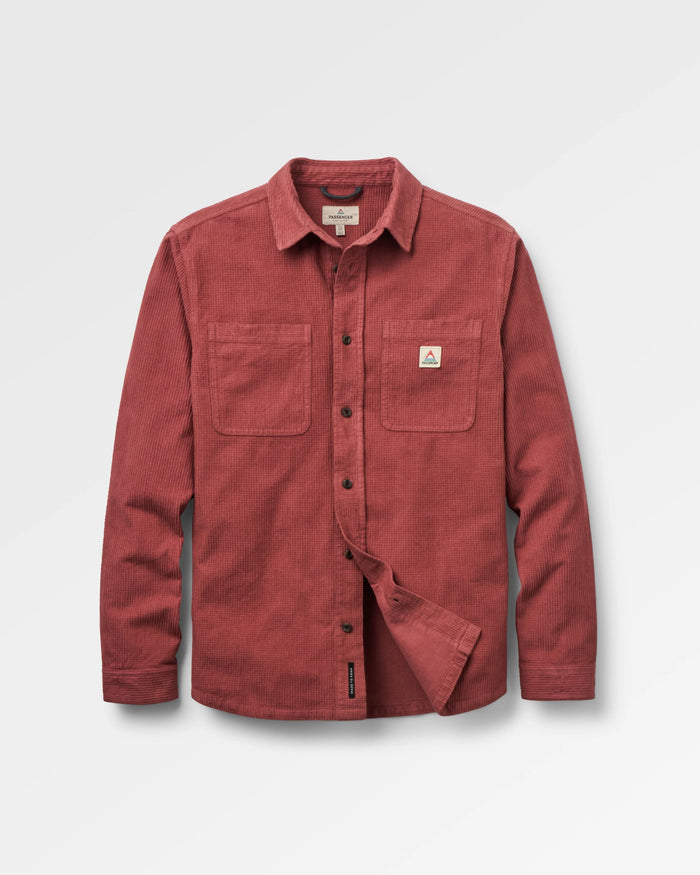 Backcountry Grid Cord Shirt - Redwood